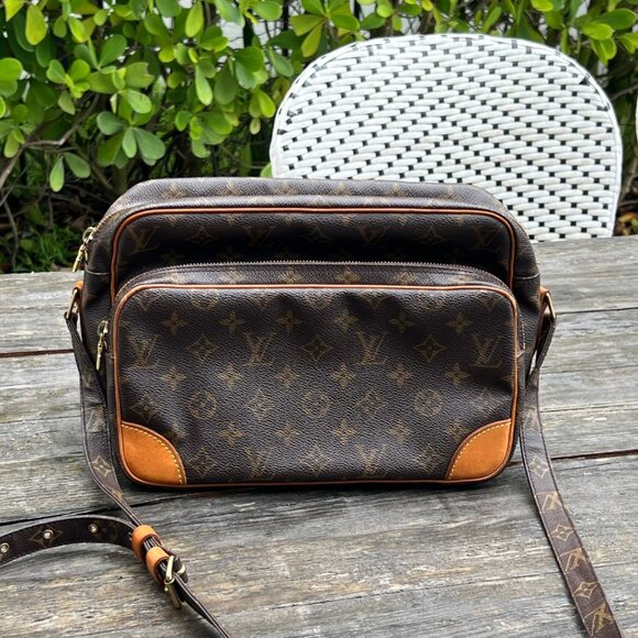 Vintage Louis Vuitton LV Monogram NILE Crossbody Messenger Bag Shoulder Purse - Picture 1 of 16